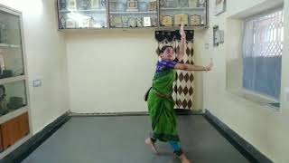 Kuchipudi Dance Steps 1 st HalfFull by Chandana NRITHYA SRAVANTHI [upl. by Aicinod]