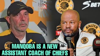 KAIZER CHIEFS NEW ASSISTANT COACH IS MANQOBA [upl. by Haididej]