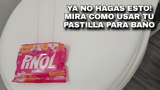 COMO USAR UNA PASTILLA AROMATIZANTE PARA BAÑO CORRECTAMENTE [upl. by Jacie]