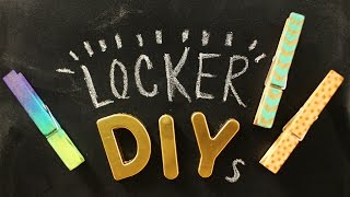 5 EASY LOCKER DECORATION IDEAS [upl. by Odnalref]