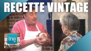 Recette  les rognons de veau aux girolles  Archive INA [upl. by Sandry]