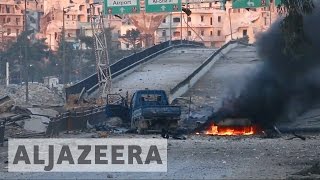 Aleppo onslaught Syrias economic capital destroyed [upl. by Caswell889]