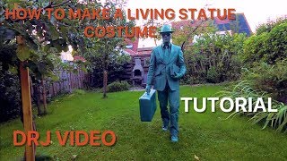 DIY How to make a living statue costume [upl. by Ynobe]