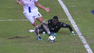 Badra Ali Sangare BIZZARE INJURY Vs Sierra Leone [upl. by Elstan370]