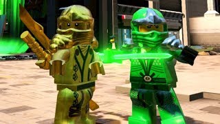 The LEGO Ninjago Movie Videogame  Gold Ninja Unlocked  Gameplay 220 Gold Bricks [upl. by Sitrik]