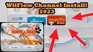 How to get WiiFlow as a WiivWii channel 2023 WiiFlow Forwarder Wad  Hidden Forwarder [upl. by Dnomal]