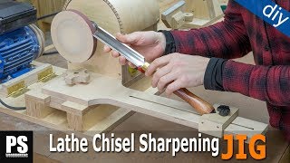 Homemade Lathe Chisel Sharpening Jig [upl. by Akino]