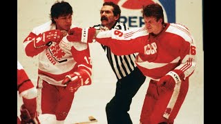 quotThe Punch Up in Piestanyquot 1987 IIHF WJHC CAN vs USSR Full Game  Beer League Heroes [upl. by Nomrah]