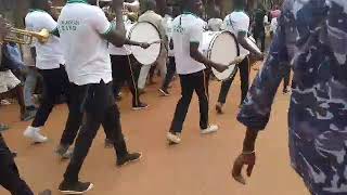 Rock Viiew Pathfinders March dueing the launch of homecoming Evangelism Adjumani [upl. by Idnib]