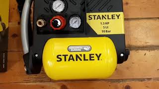 Stanley DN200105 air compressor  Stanley DN200  105 Luftkompressor [upl. by Cayla371]