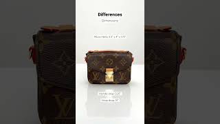 Comparing the Louis Vuitton Pochette Metis and the Micro Metis [upl. by Sorilda]