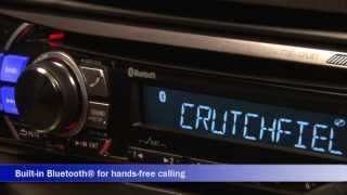 Alpine CDE125BT Car Receiver Display and Controls Demo  Crutchfield Video [upl. by Zeph45]