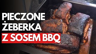 Pieczone żeberka z prostym sosem BBQ [upl. by Amalie741]