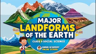 Explore the Wonders of Our Planet Major Landforms of the Earth Annai Academy [upl. by Sioled839]