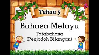 Bahasa melayu Tatabahasa Tahun 5  penjodoh bilangan [upl. by Lamp]