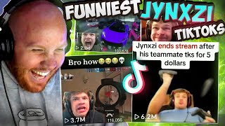 TIMTHETATMAN REACTS TO JYNXZIS FUNNIEST TIKTOKS [upl. by Ire]