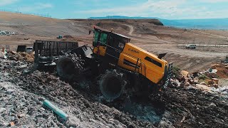 The BOMAG BC 1173 Compactor  Mesa County Landfill Colorado [upl. by Esinart]