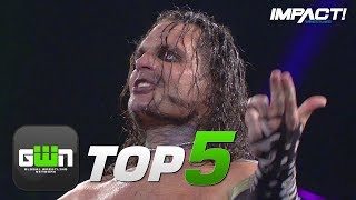 Jeff Hardys 5 CRAZIEST Swanton Bombs in IMPACT Wrestling  GWN Top 5 [upl. by Calvert593]