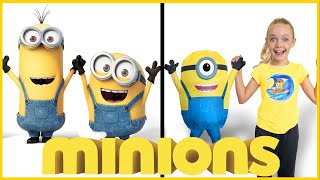 Minions Invasion with Jazzy Skye Kids Fun TV [upl. by Nnaeirrac]