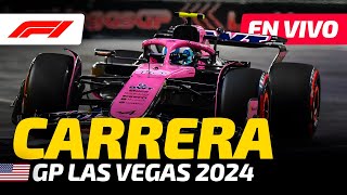 🔴F1 DATACAST  GP LAS VEGAS 🇺🇸 CARRERA  Live Timing y Mapa Virtual EN VIVO [upl. by Renny598]