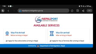 How To Apply Nepal Tourist Visa Online Step By Step Full Information [upl. by Pega]