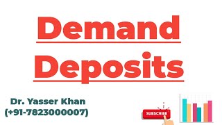 Demand Deposits  Meaning Of Demand Deposits  Types Of Banks Deposits  Economics  Banking  UPSC [upl. by Llamaj]