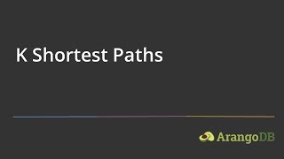 K Shortest Paths [upl. by Leahcimnaes211]