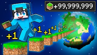 Recorriendo 100000000 de BLOQUES en Minecraft [upl. by Hagerman]