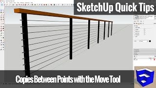 SketchUp quick tip Draw a line parallel to another [upl. by Haidadej105]