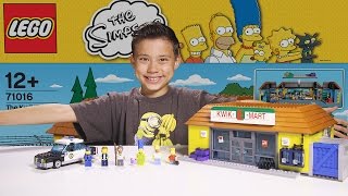 The KWIKEMART  LEGO SIMPSONS Set 71016  Timelapse Build Unboxing amp Review [upl. by Enovaj379]