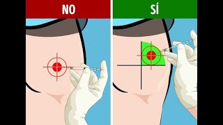 Forma correcta Para inyectar IM gluteo o nalga [upl. by Richart]