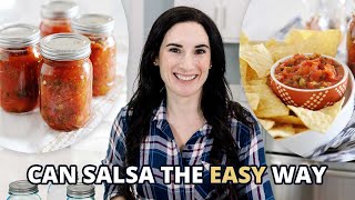 Learn How to Can Salsa the Easy Way [upl. by Annadal]