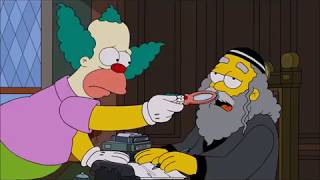 The Simpsons Rabbi Hyman Krustofsky Death scene  Funeral [upl. by Merrow]