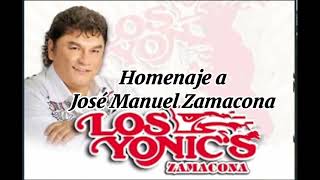 MIX LOS YONICS Homenaje a José Manuel Zamacona los mejores éxitos [upl. by Allerus]