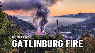 Downtown Gatlinburg Fire at Puckers Sports Grill amp More OCT 9 2022 [upl. by Dleifxam]