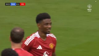 AMAD DIALLO GOAL  RANGERS VS MANCHESTER UNITED PRE SEASON FRIENDLY [upl. by Adnovay900]