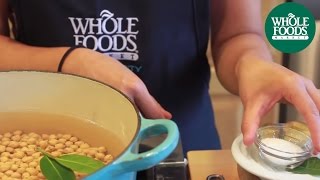 Easy Cooking How to Cook Chickpeas  Quick amp Simple  Whole Foods Market [upl. by Beore]