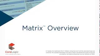 Matrix Overview [upl. by Lacim483]