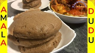 How to Make Amala  Nigerian Food  Yummielicouz Food Recipes [upl. by Noraj]