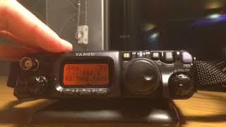 Yaesu FT817 memory programing without cable [upl. by Arimat]