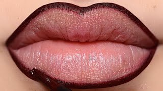 How To Apply Lip Liner Perfectly  Wonderful Lipstick Tutorial [upl. by Nysilla]