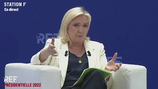 Marine Le Pen annonce 30 milliards de baisse des impôts de production sur 3 quinquennats [upl. by Alli]