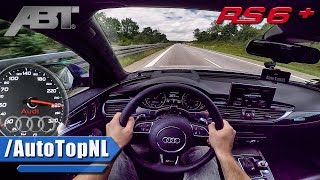 Audi RS6 ABT 705HP AUTOBAHN POV ACCELERATION by AutoTopNL [upl. by Nagar]