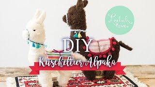 DIY  Alpaka Kuscheltier nähen [upl. by Oluas]