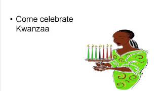 Seven Days of Kwanzaa With Lyrics [upl. by Neil]