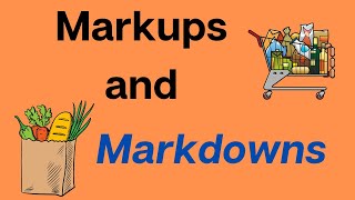 Markups and Markdowns [upl. by Timi]