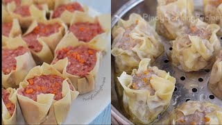 Lets make SIOMAI  Easy Recipe  Easy Wrapping Technique [upl. by Nylemaj]