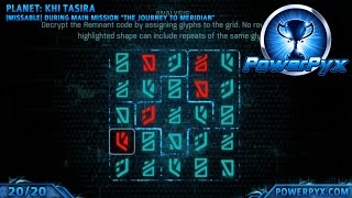 Mass Effect Andromeda  All Glyph Puzzle Solutions amp Locations Cryptographer Trophy Guide [upl. by Silsbye]