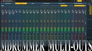 MDrummer Multioutput setup [upl. by Olds477]