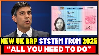 What You Must Do New Biometric Residence Permits in the UK From 2025 UK BRP Card Expiring 2024 [upl. by Keiryt315]